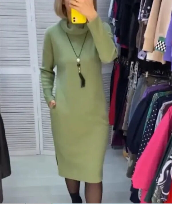 Women's Slim Fit Mid Length Dress - Image 6