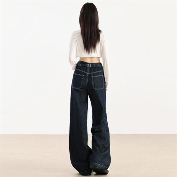 Fashion Women's Loose Straight Long Pants - Image 3