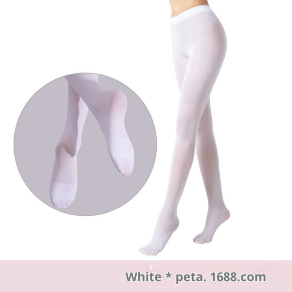 White Children Dance Skinny Slimming Stockings - Image 6