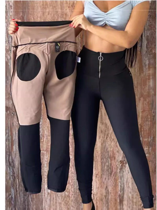 Women's Body-shaping Pants Hip Lifting Waist Girdling Belly Contracting Zipper - Image 5