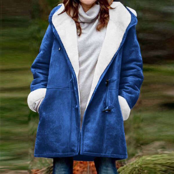 Women's Suede Fleece-lined Warm Jacket - Image 8