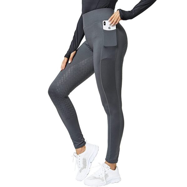 Women's Equestrian Epoxy Non-slip Tights - Image 9