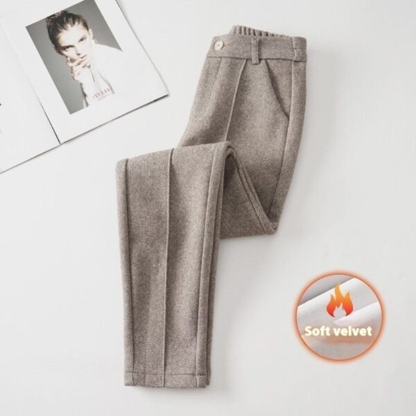 Fleece-lined Thickened Harlan Casual Outdoor Women's Warm Pants - Image 3