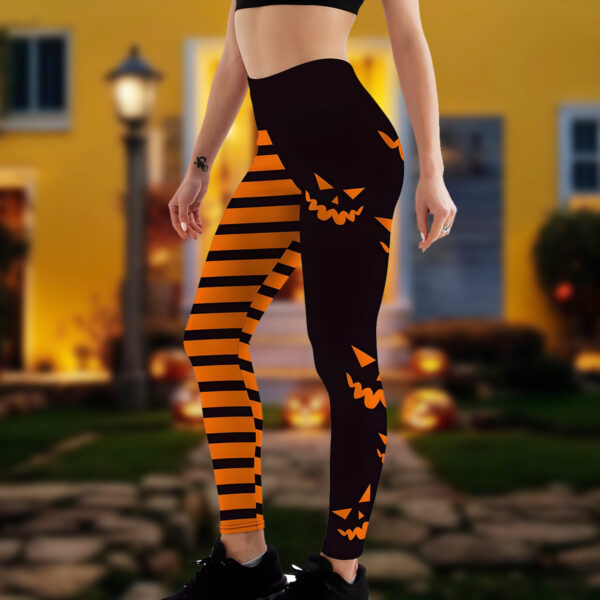 Halloween Yoga Clothes Printed Leggings - Image 5