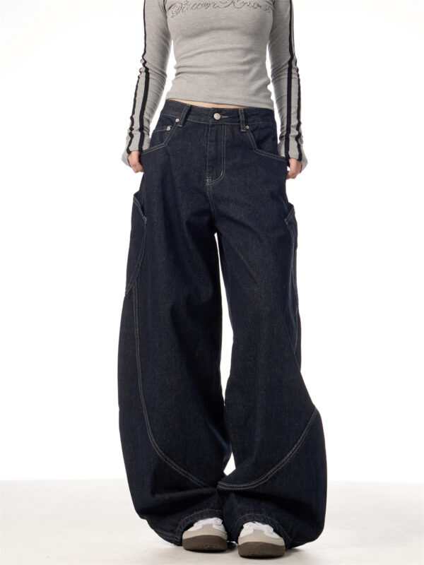 American Retro Large Pocket Machete Jeans - Image 4