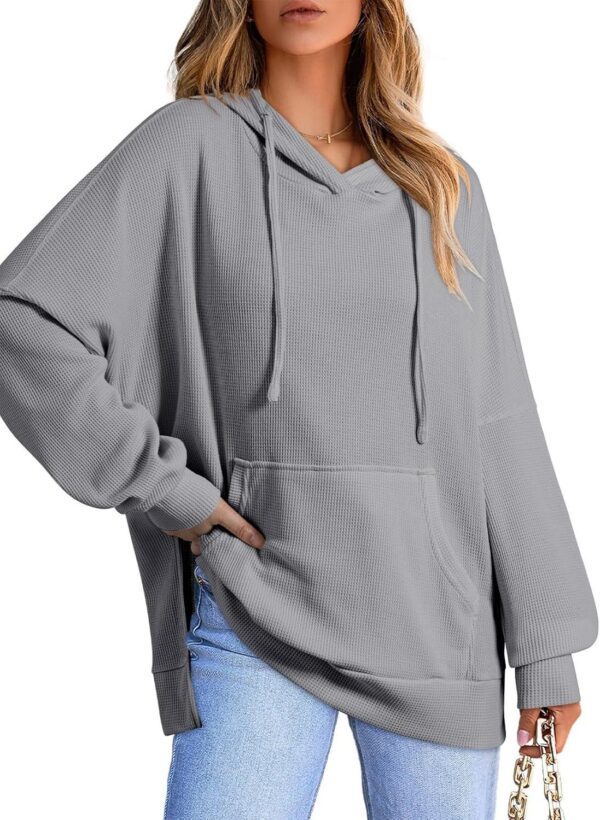 Women's Sweatshirt With Pocket Long Sleeve - Image 8