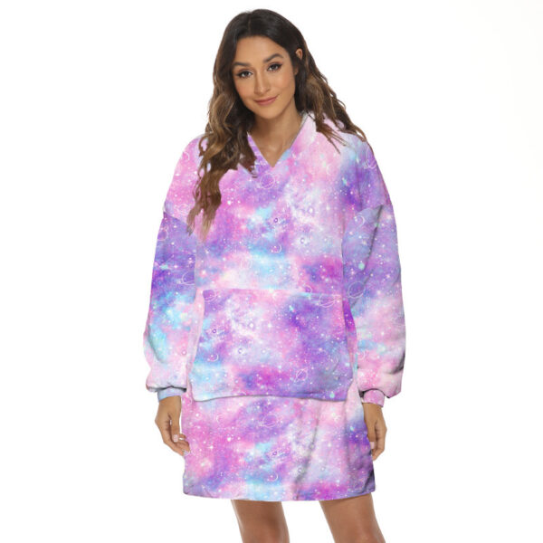 Cartoon Fruit Printed Lazy Blanket Hooded - Image 5