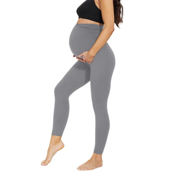 Pregnant Women's Cropped High Waist Fashion Casual Leggings - Image 5