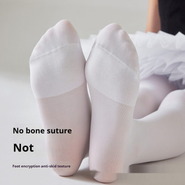 White Children Dance Skinny Slimming Stockings - Image 2