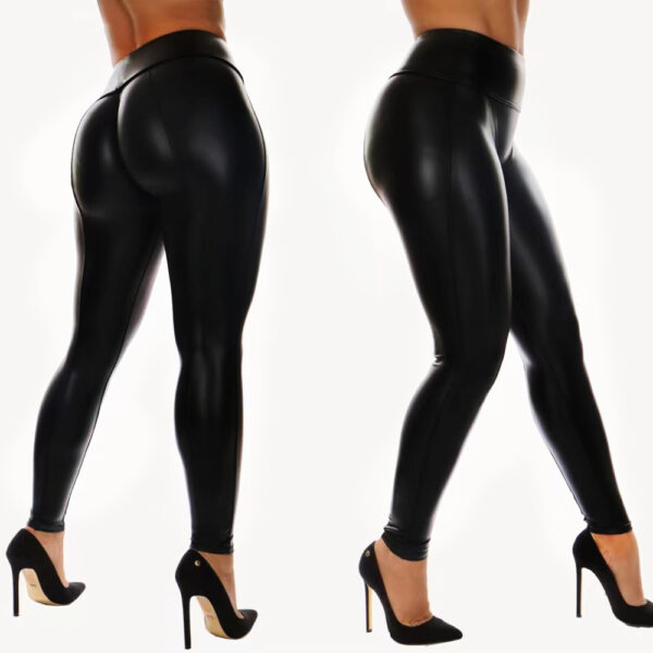 Sports Slim-fitting Solid Color Stitching Yoga Pants Leggings - Image 8