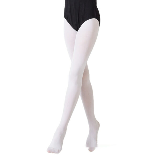 White Children Dance Skinny Slimming Stockings - Image 4