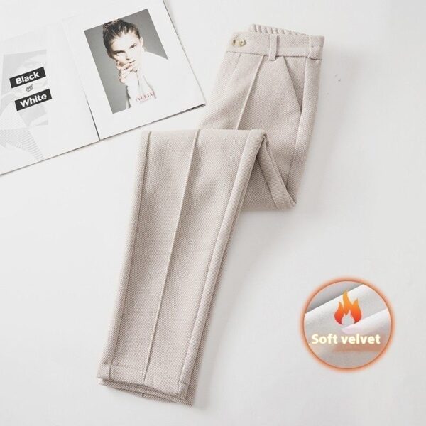 Fleece-lined Thickened Harlan Casual Outdoor Women's Warm Pants - Image 9