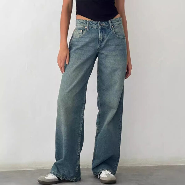 High Quality Women's Straight Jeans - Image 7