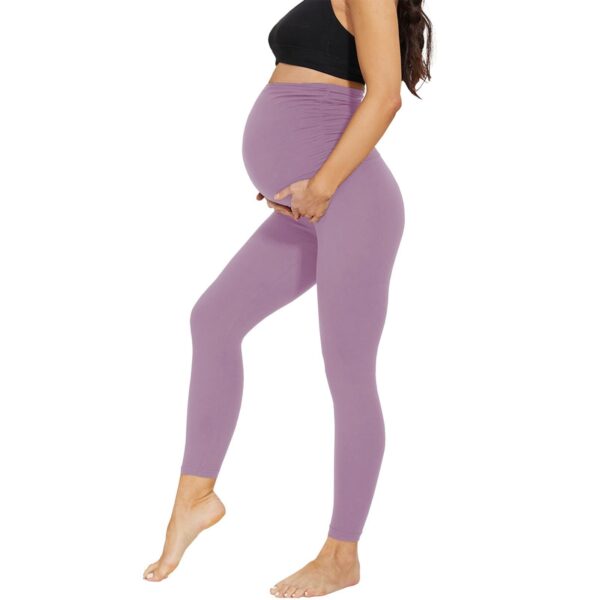Pregnant Women's Cropped High Waist Fashion Casual Leggings - Image 4