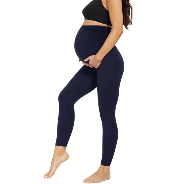 Pregnant Women's Cropped High Waist Fashion Casual Leggings - Image 3