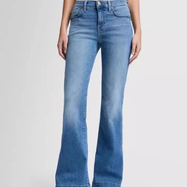 Retro Hip Lifting Stretch Bootcut Pants - Image 2