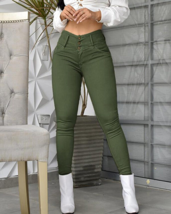 Women's Fashion Casual High Waist Tights - Image 8