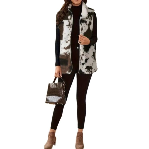 Women's Cardigan Sleeveless Warm Jacket - Image 4