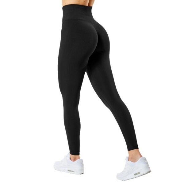 Wicking Sports Female High Waist Hip Lift Yoga Pants - Image 5
