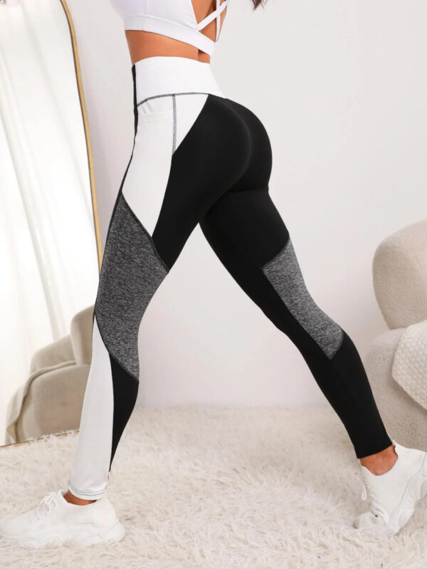 Yoga Pants European And American Stitching Running Pants Women - Image 6