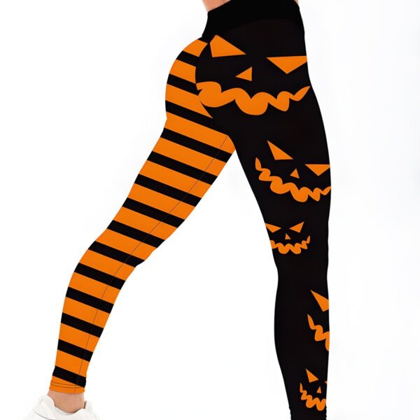 Halloween Yoga Clothes Printed Leggings - Image 4