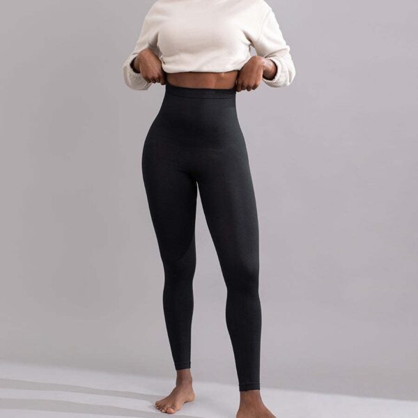 Women's High Waist Silicone Non Slip Dispensing Shaping Pants - Image 9