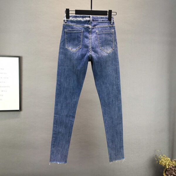 High Waist Slimming Skinny Pants Women's Jeans - Image 3