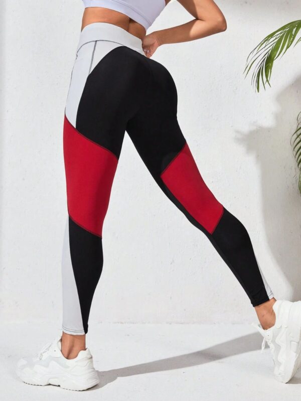 Yoga Pants European And American Stitching Running Pants Women - Image 10