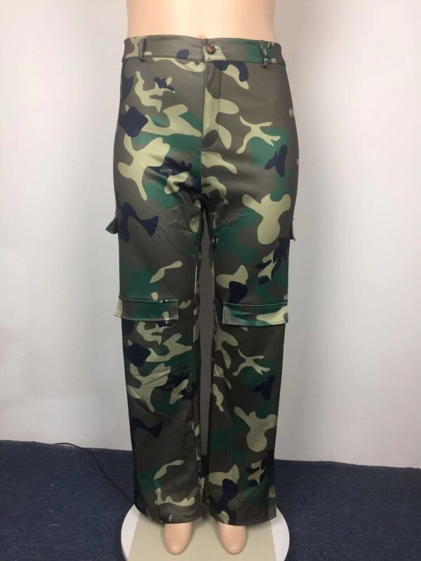 Street Leisure Sports Fans Color Printing Plus Size Pants - Image 5