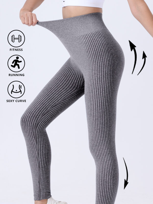 2 Pack Butt Lifting Leggings For Women Booty High Waisted Workout Yoga Pants Scrunch Butt Gym Seamless Booty Tights - Image 10