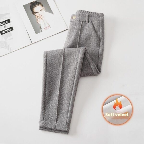 Fleece-lined Thickened Harlan Casual Outdoor Women's Warm Pants - Image 5