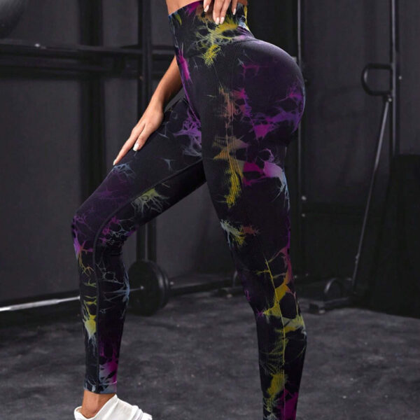 Yoga Pants Hip Lifting Fitness High Waist Bottoming Trousers Tight Women - Image 8