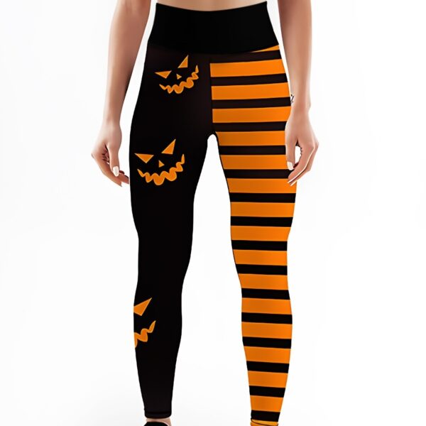 Halloween Yoga Clothes Printed Leggings - Image 3