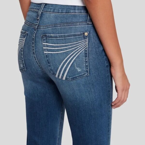 Retro Hip Lifting Stretch Bootcut Pants - Image 5
