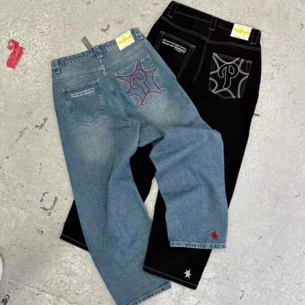 New Hip-hop Fashion Jeans For Men And Women - Image 5