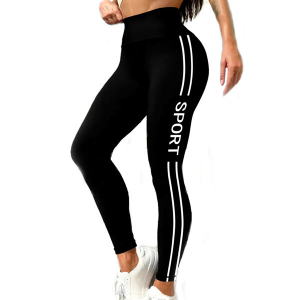 Nude Feel Yoga Pants Women's High Waist Without Side Seam One Piece - Image 3
