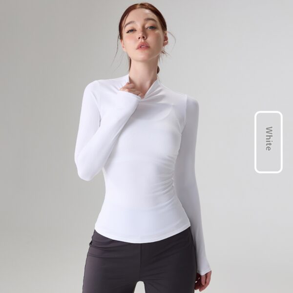 Long Sleeve Casual Slim Bottoming Shirt - Image 5