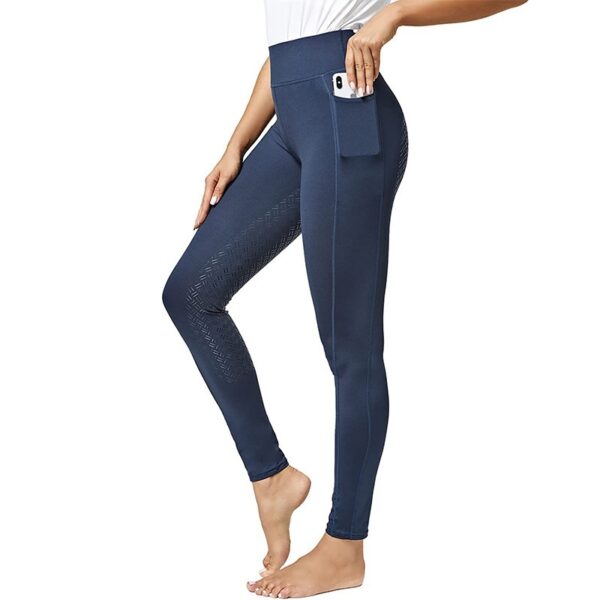 Women's Equestrian Epoxy Non-slip Tights - Image 4