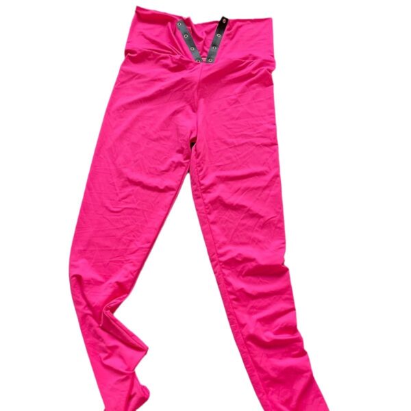 High Waist Lace-up Belly Contracting And Close-fitting Leggings - Image 10