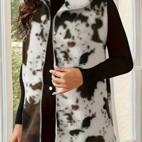 Women's Cardigan Sleeveless Warm Jacket - Image 5