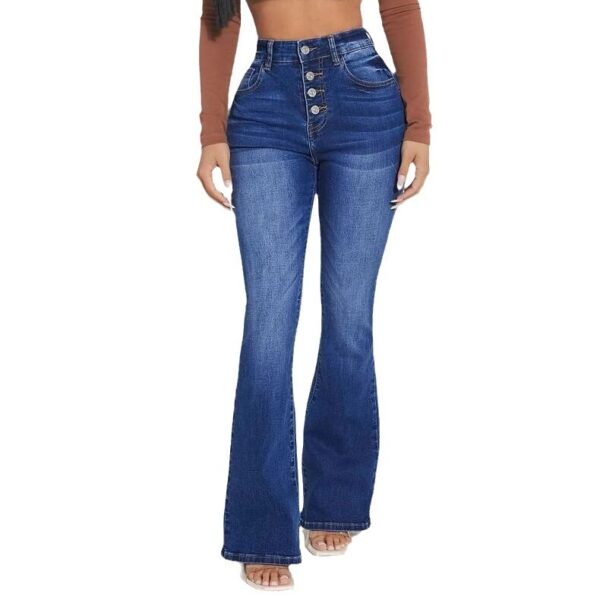 High Waist Stretch Clinch Skinny Skinny Jeans - Image 2