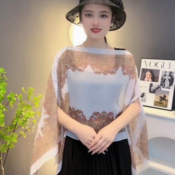 Women's Shawl Spring And Summer Loose Chiffon Waistcoat - Image 4