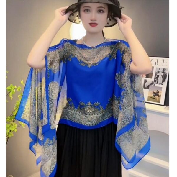 Women's Shawl Spring And Summer Loose Chiffon Waistcoat - Image 10