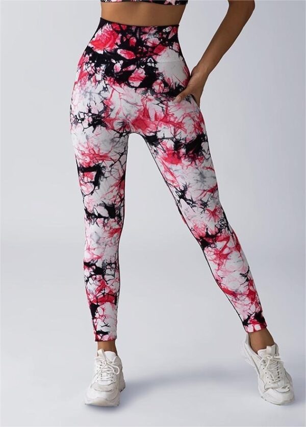 Yoga Pants Hip Lifting Fitness High Waist Bottoming Trousers Tight Women - Image 4