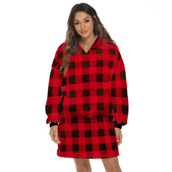 Cartoon Fruit Printed Lazy Blanket Hooded - Image 8