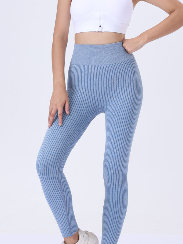 2 Pack Butt Lifting Leggings For Women Booty High Waisted Workout Yoga Pants Scrunch Butt Gym Seamless Booty Tights - Image 6